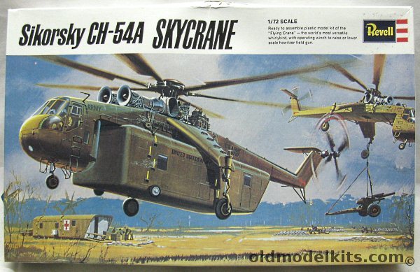 Revell 1/72 Sikorsky CH-54A Skycrane, 1258 plastic model kit